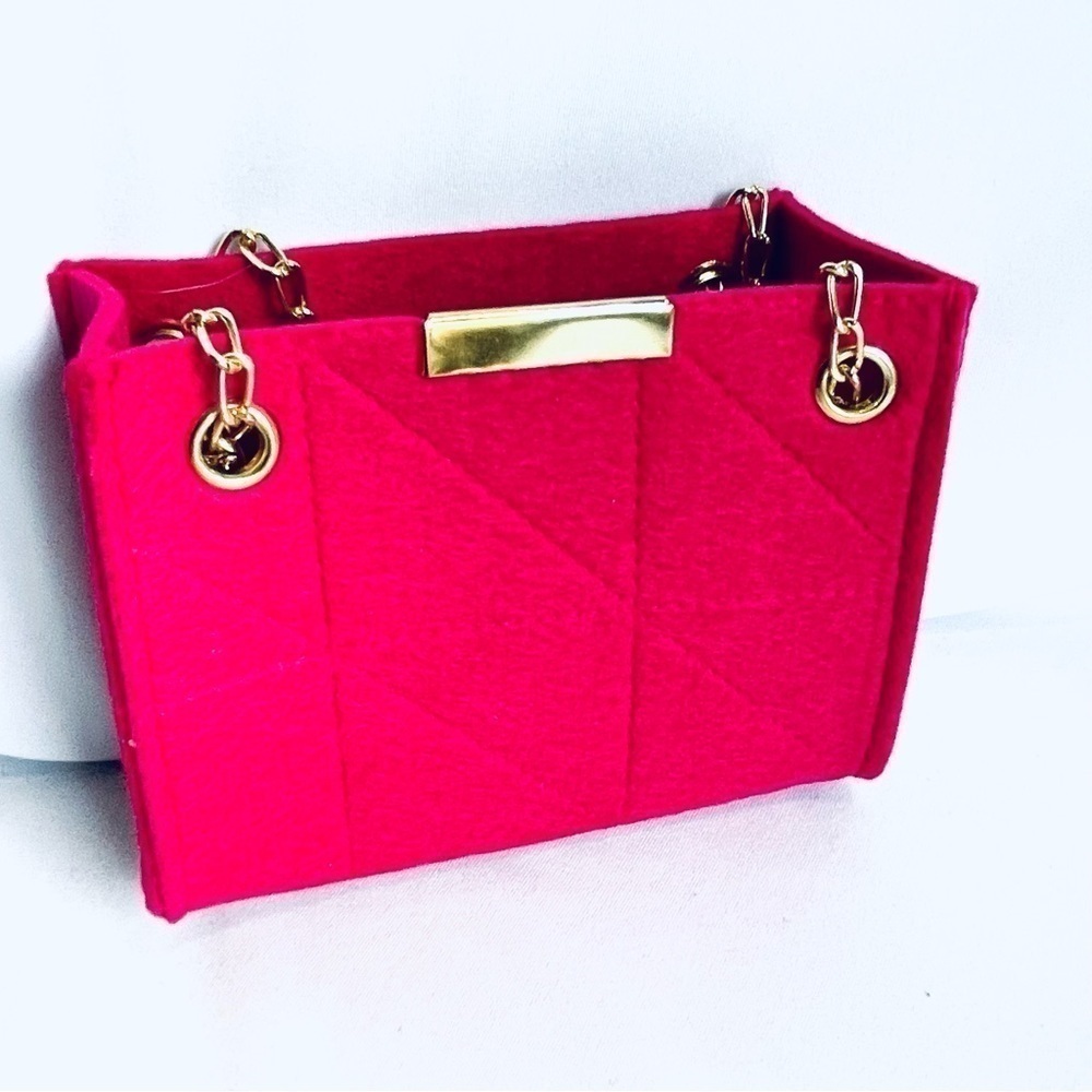 NWOT Barbie Style Hot Pink Square Evening Bag Women Mini Purse Girls - Picture 10 of 13